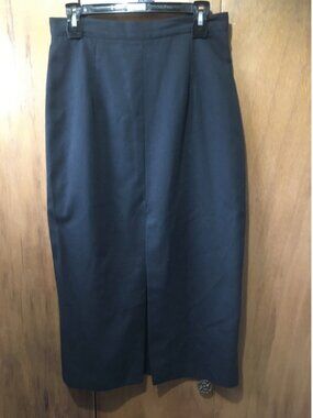 Classic Black Midi Pencil Skirt - Sleek Everyday Style